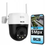 V&auml;lis WiFi kaamera BCS, 5MP, AI liikumise j&auml;lgimisega, p&ouml;&ouml;ratav