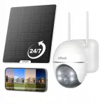 V&auml;liskaamera IEGEEK 2K, 360&deg;, 5W p&auml;ikesepatarei, 9000mAh, &ouml;&ouml;n&auml;gemise ja WLAN-iga