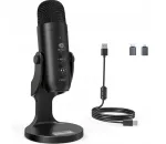 Mikrofon ZealSound K66, USB/USB-C, 3,5 mm, sobib PS4/PS5, blogimiseks ja otse&uuml;lekanneteks