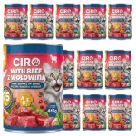 CIRO m&auml;rg kassitoit veiselihaga kastmes, 12 x 415 g
