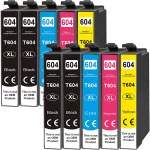 Epson XP-2200, XP-4200, 604XL tindikassetid, 10 tk, multifunktsionaalne komplekt