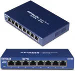 Netgear GS108GE v&otilde;rgu l&uuml;liti, 8 gigabit porti, 1000 Mb/s