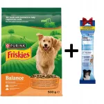 Friskies Balance koeratoit kanaliha ja veiselihaga t&auml;iskasvanutele, 500 g