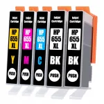 655 XL tindikassetid 5 tk, sobivad HP DeskJet Advantage 3525, 4615, 4625, 5520, 5525, 6520, 6525