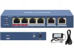 PoE l&uuml;liti 4x PoE, 2x LAN, 60W, sobib HiPoE IP kaameratele