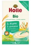 HOLLE BIO beebipuder 3 teraviljaga, gluteenivaba, alates 6 kuust