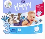 M&auml;hkmed BELLA Baby MIDI 5-9 kg, 13 tk