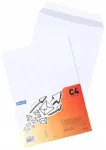 Bantex Office C4 &uuml;mbrikud, valged, 50 tk, paks paber
