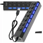 USB jagaja 7 pesaga koos sissel&uuml;litusnuppudega