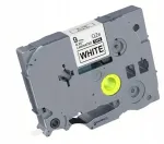 Isekleepuv lint BROTHER TZ-221/TZe-221, 9 mm x 8 m, valge musta tekstiga