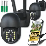 V&auml;litingimuste WiFi kaamera 8MP, p&ouml;&ouml;ratav, QuadHD, nutika suumiga ja liikumise j&auml;lgimisega