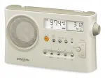 Sangean PR-D4BT pastelse kreemika v&auml;rvusega Bluetoothiga raadiovastuv&otilde;tja