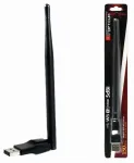 WiFi adapter Opticum RED, USB 2.0, 5 dBi antenniga, 2,4 GHz, arvutile ja s&uuml;learvutile
