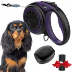 DOGNESS automaatne koera jalutusrihm, 4 m, kuni 20 kg, konteineriga