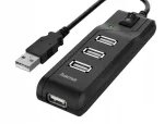 Hama USB jagaja 4 USB-A pordiga ja l&uuml;lititega arvutile