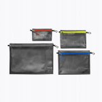 Reisi organiseerijate komplekt Tatonka Zip Pouch Set IV, 4 tk, mustad
