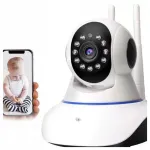 Juhtmevaba sise Wi-Fi IP-kaamera p&ouml;&ouml;rleva pea jaamaga