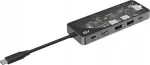 Multifunktsionaalne adapter ISY IAD-1024-2, 5-&uuml;hes, USB-C, HDMI, 2x USB-A, 2x USB-C, RJ-45
