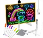 Joonistustahvel lastele LED MAGIC, valgustusega