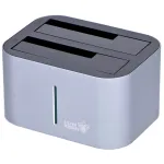 V&auml;line dokk Silver Monkey, 2x 2.5"/3.5" HDD/SSD