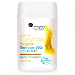 Magneesiumtsitraat koos B6-vitamiiniga, 250 g, Aliness