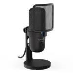 USB mikrofon KRUX Emote 2000S kahe režiimiga, popfiltriga, 3,5 mm minipistikuga