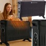 Konvektsiooniline k&uuml;tekeha &otilde;hupuhuri ja termostaadiga, 750W/1250W/2000W