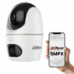 IP kaamera DAHUA HERO DUAL D1 H5F-5D, 5 MP, WiFi, mikrofoniga ja k&otilde;lariga