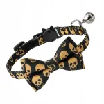 Loomade kaelarihm kollase lipsuga, Halloween-stiilis