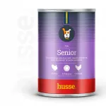 Husse Senior pate kanaliha ja kalkunilihaga, 12x400 g