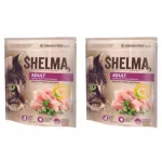 SHELMA Adult kasside kuivtoit kanaga, 2 x 750 g