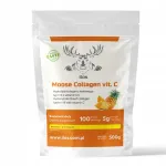 H&uuml;drol&uuml;&uuml;situd veisekollageen t&uuml;&uuml;pi 1 ja 3, C-vitamiiniga, ananassimaitseline, 500 g ilos