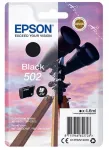 EPSON 502 must tindiv&auml;rv, XP-5100, XP-5115, WF-2860DWF, C13T02V14010, originaal
