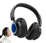Juhtmevabad k&otilde;rvaklapid LDNIO H01, ANC, Bluetooth 5.4, RGB valgustusega, 130 tundi m&auml;nguaega