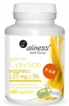 Toidulisand Aliness Medicaline Magneesium tsitraat koos B6-vitamiiniga, 100 kapslit