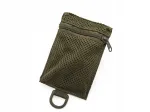 Velcros klamberga vertikaalne kott 10x15x1 cm, Ranger Green
