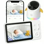 NANNY HOME 5" WiFi beebimonitor, 360&deg; PTZ, 4x suumiga