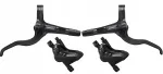 H&uuml;drauliline piduris&uuml;steem Shimano BR-MT420 4 kolviga / BL-MT401 komplekt