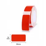Kleebised NIIMBOT, punased, 14x30 mm, 210 tk, sobivad D110/D110_M, D11/D11