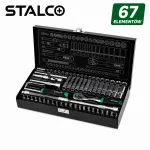 1/4" 67-osaline rataste v&otilde;tmete komplekt Rattle 90T CrV metallkarbis