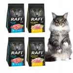 Rafi Cat kuiv kassitoit 4x1,5 kg, mitme maitsega t&auml;iskasvanud kassidele