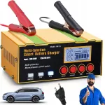 Automaatne 12V/24V aku laadija LCD-ekraaniga autodele ja mootorratastele