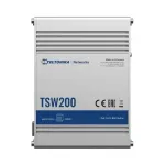 Teltonika TSW200 t&ouml;&ouml;stuslik l&uuml;liti, 2x SFP, 8x Gigabit Ethernet, 8x PoE+, DIN