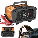 Autolaadija 12V/24V LCD-ekraaniga