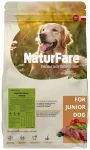 NaturFare Junior kuiv koeratoit lambaliha ja vasikaliha maitsega, 12 kg