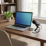 USB kondensaatormikrofon m&uuml;rasummutusega, ilma RGB valgustuseta