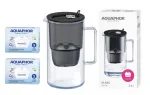 Aquaphor Glass 2,5 l must veefilter kann + 2 Maxfor+ filtrit