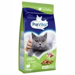 Kuiv kassitoit PreVital Sterile Indoor kalkunilihaga, 1,4 kg