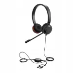 Juhtmega k&otilde;rvaklapid Jabra Evolve 20 SE, USB-A/C, MS, stereo, nahast patjadega