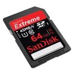 64GB SANDISK EXTREME SD XC 45MB/s C1 m&auml;lukaart
